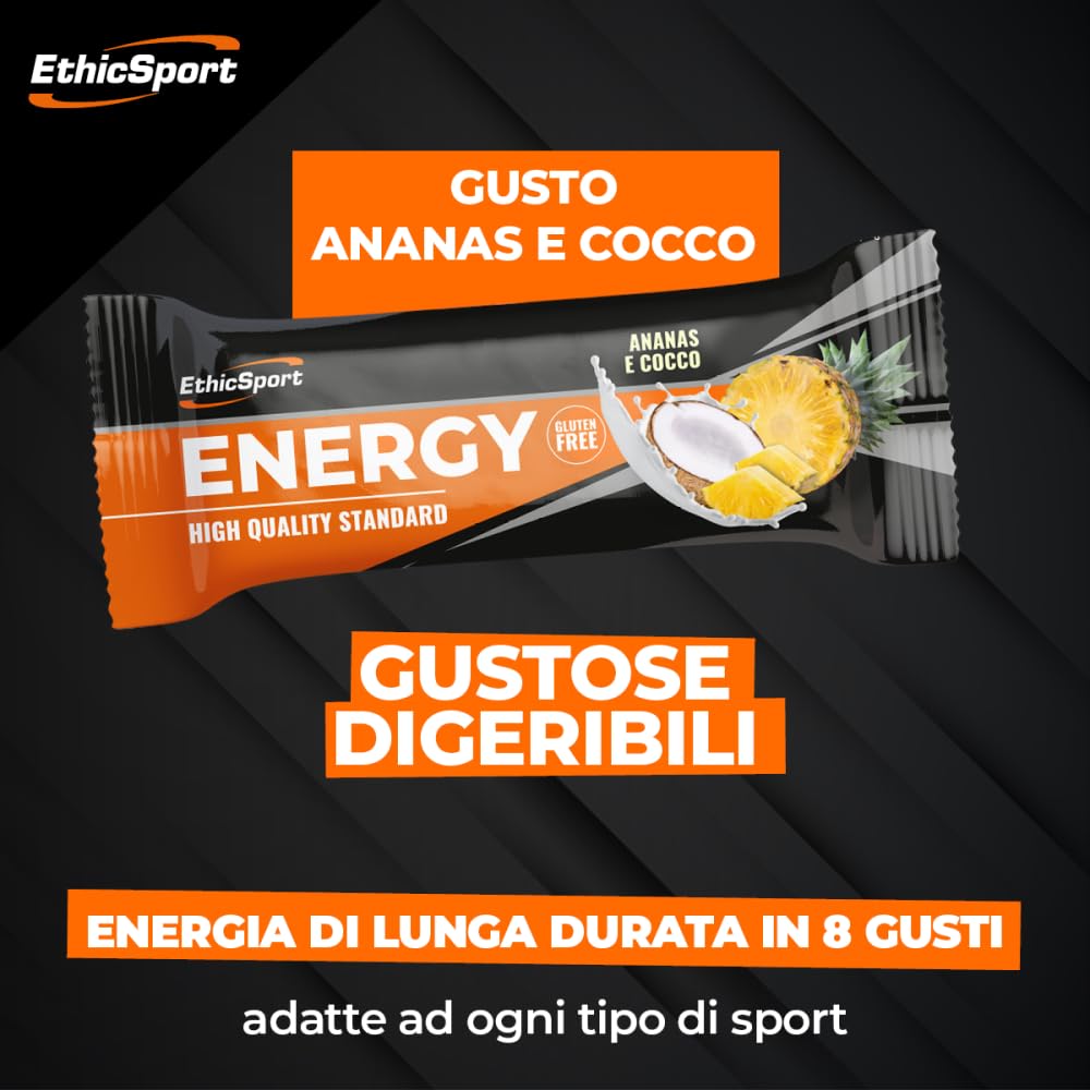 ethicsport-barretta-energetica-ananas-cocco-confezione-25-x-35-g image 2