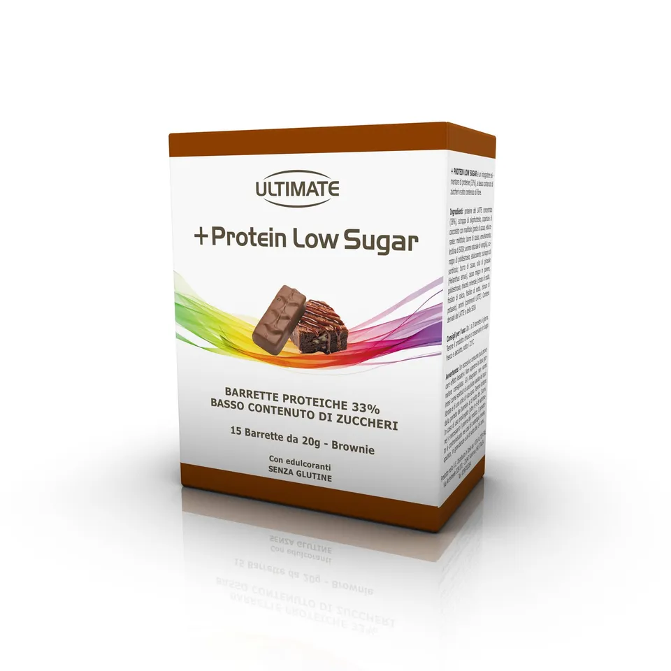 ultimate-italia-barretta-proteica-33-low-sugar-gusto-brownie-15-pz-da-20g image 1