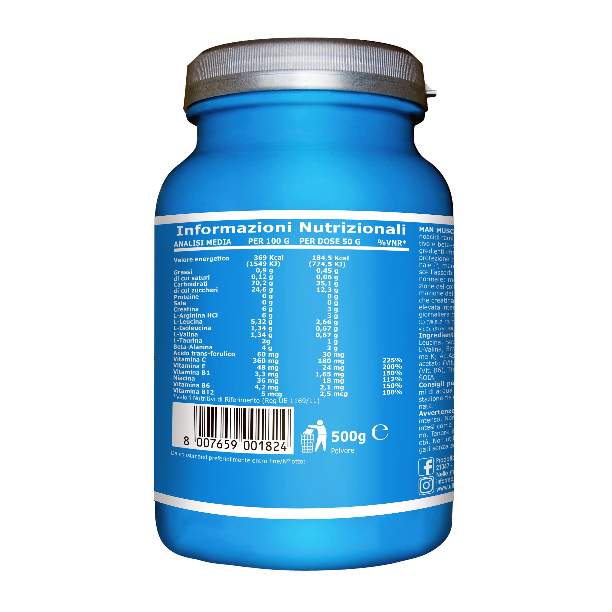 ultimate-italia-man-muscle-pre-workout-500-g-gusto-arancia image 2