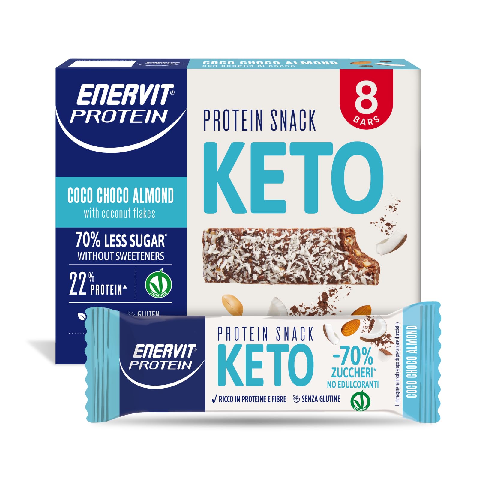enervit-protein-snack-keto-salted-nuts-8-barrette-x-35g image 4
