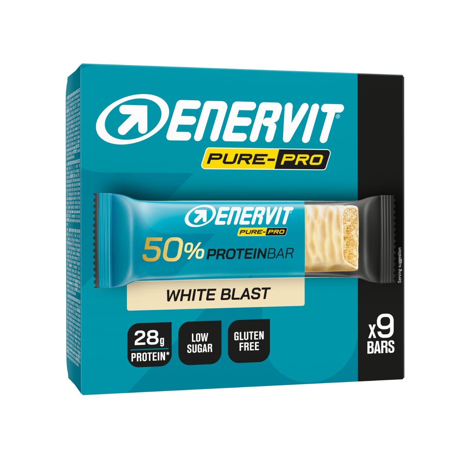 enervit-pure-pro-protein-bar-50-dark-choco-9-x-55-g-gusto-cioccolato-fondente image 7