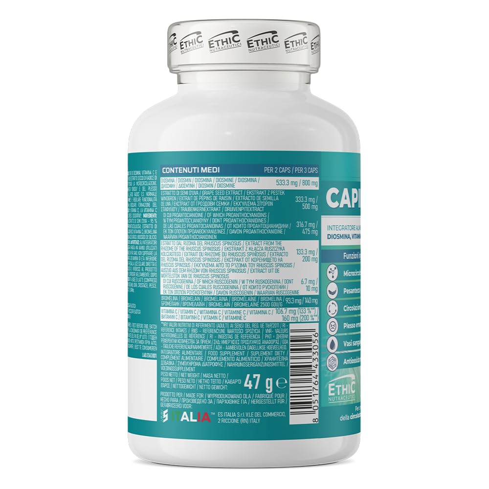 ethicsport-ethic-nutraceutici-capillarex-con-diosmina-45-capsule-vegetali image 2