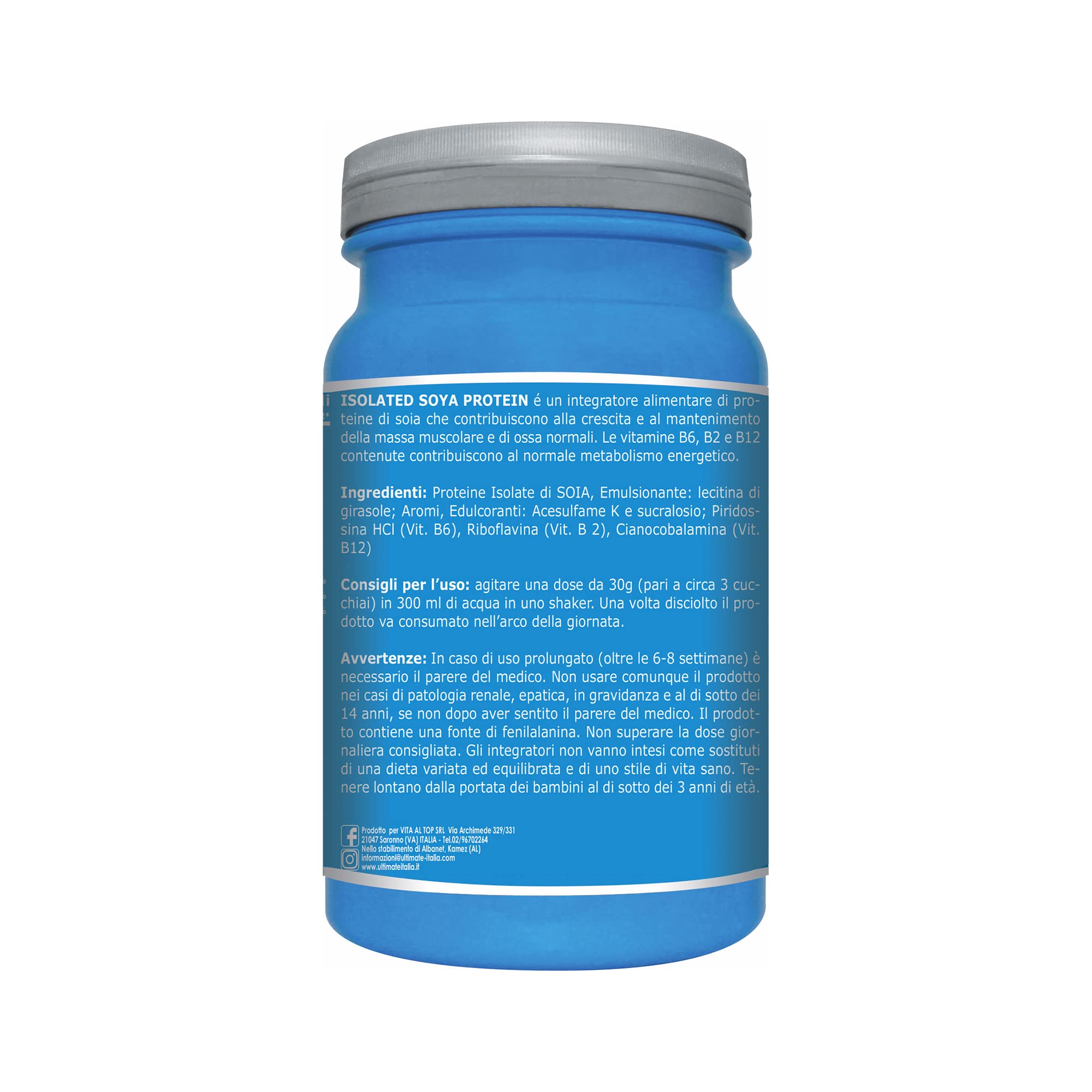 ultimate-italia-isolated-soya-protein-proteine-isolate-di-soia-vaniglia-750g image 2