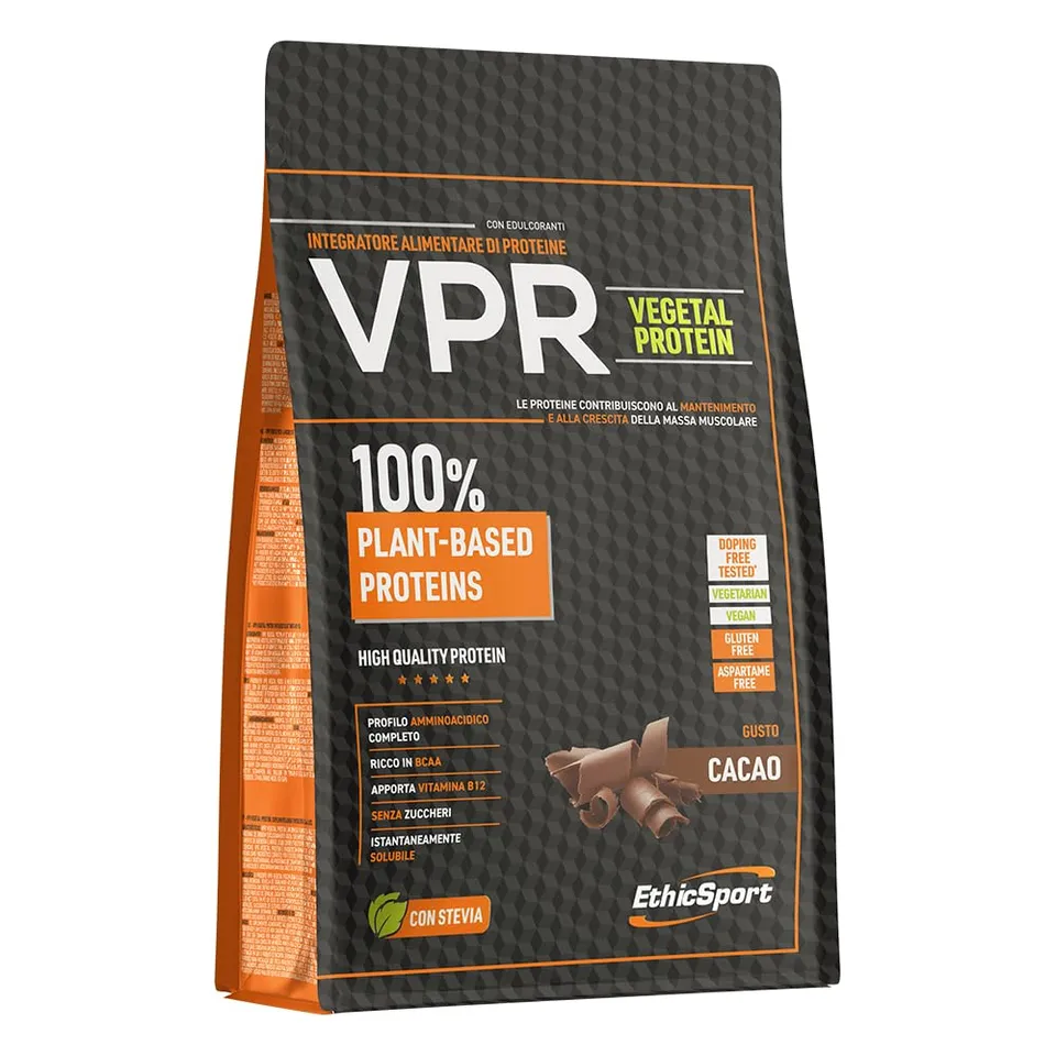 ethicsport-vpr-vegetal-protein-cacao-proteine-vegane-pisello-riso-zucca-b12-mct- image 1