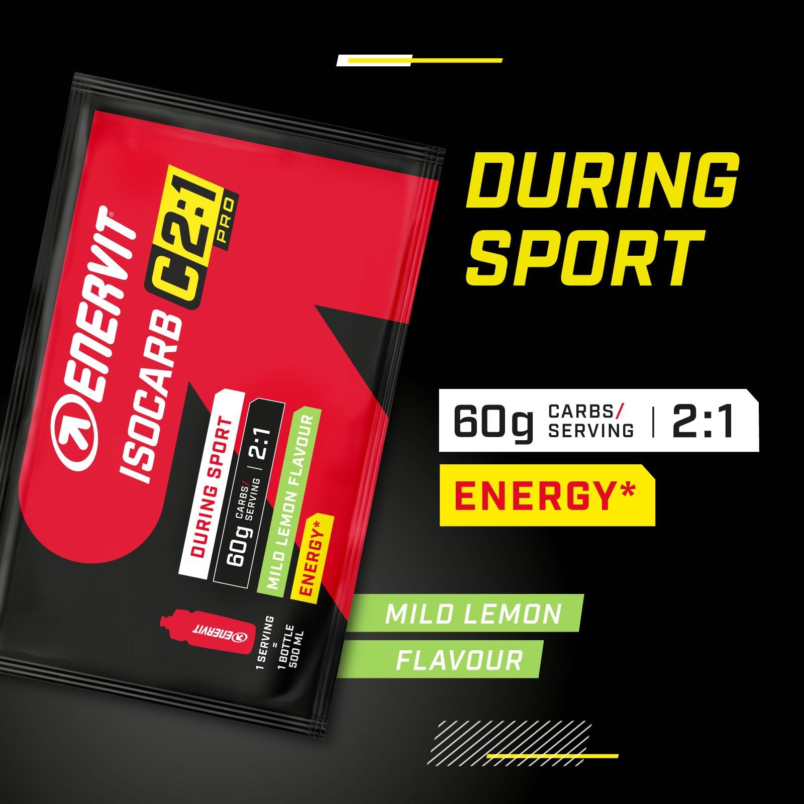 enervit-isocarb-c2-1pro-bevanda-energetica-isotonica-limone-20-buste-da-65g image 2