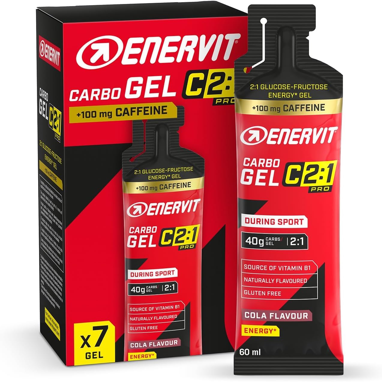 enervit-carbo-gel-c2-1pro-caffeina-gusto-cola-7-x-60-ml image 1