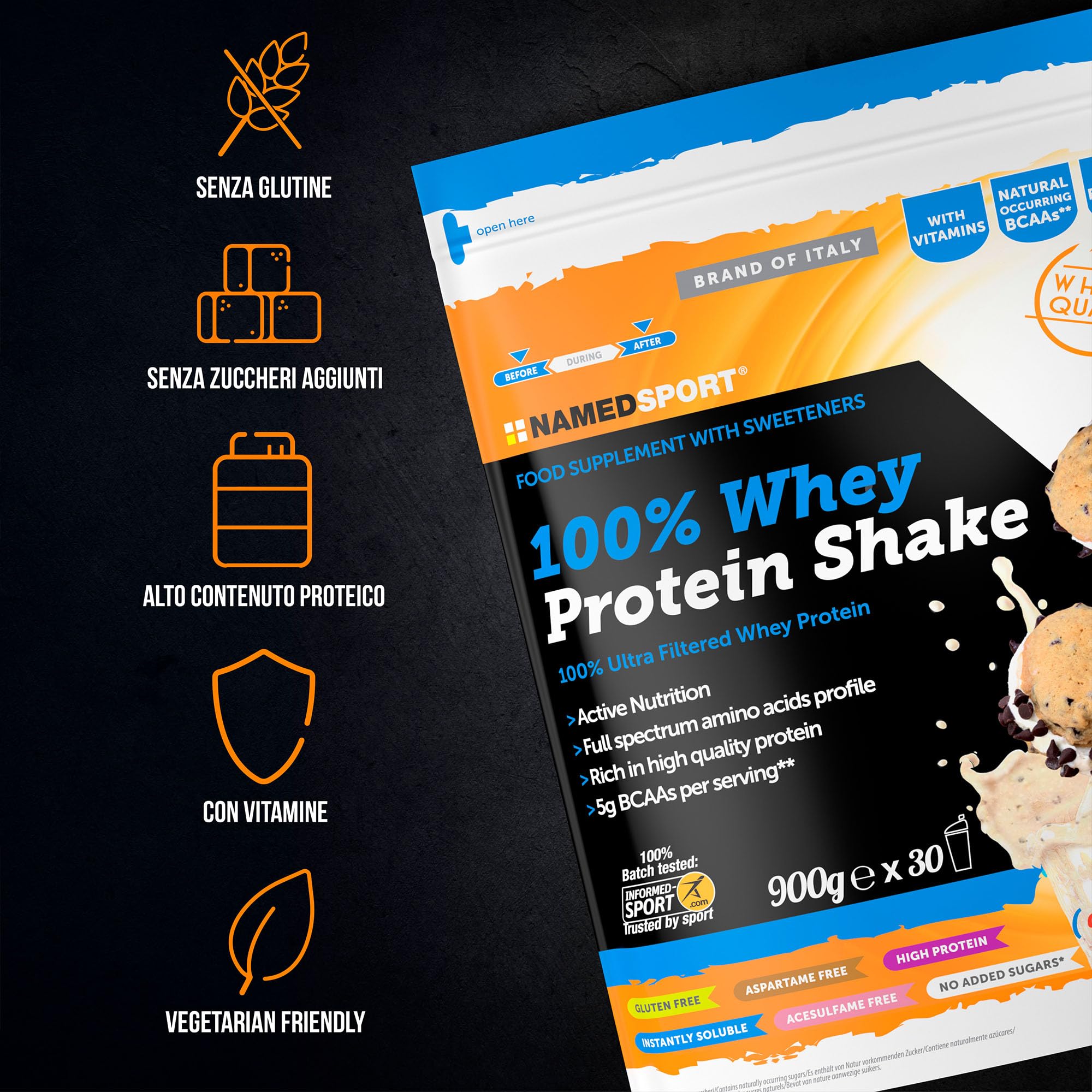 namedsport-100-whey-protein-shake-proteine-siero-latte-900-g-gusto-biscotti-e-cr image 5