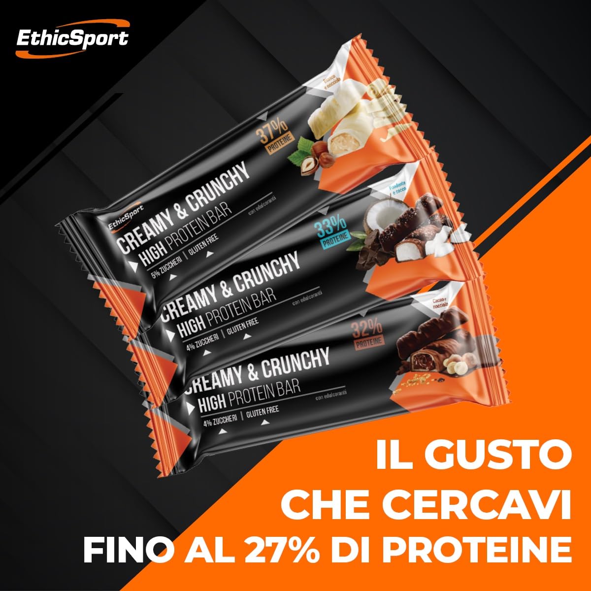 ethicsport-creamy-crunchy-barretta-proteica-30-g-gusto-cacao-e-nocciola image 4