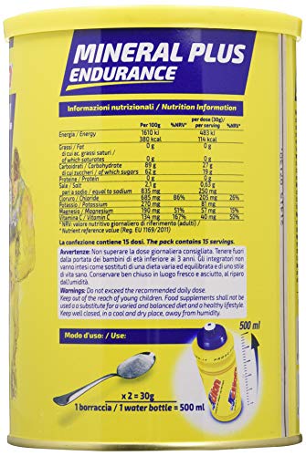 proaction-mineral-plus-isotonic-limone-integratore-sali-minerali-isotonico-450g image 8