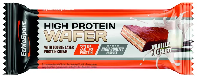 ethicsport-high-protein-wafer-wafer-proteico-12-x-35-g-gusto-vaniglia-yogurt image 1