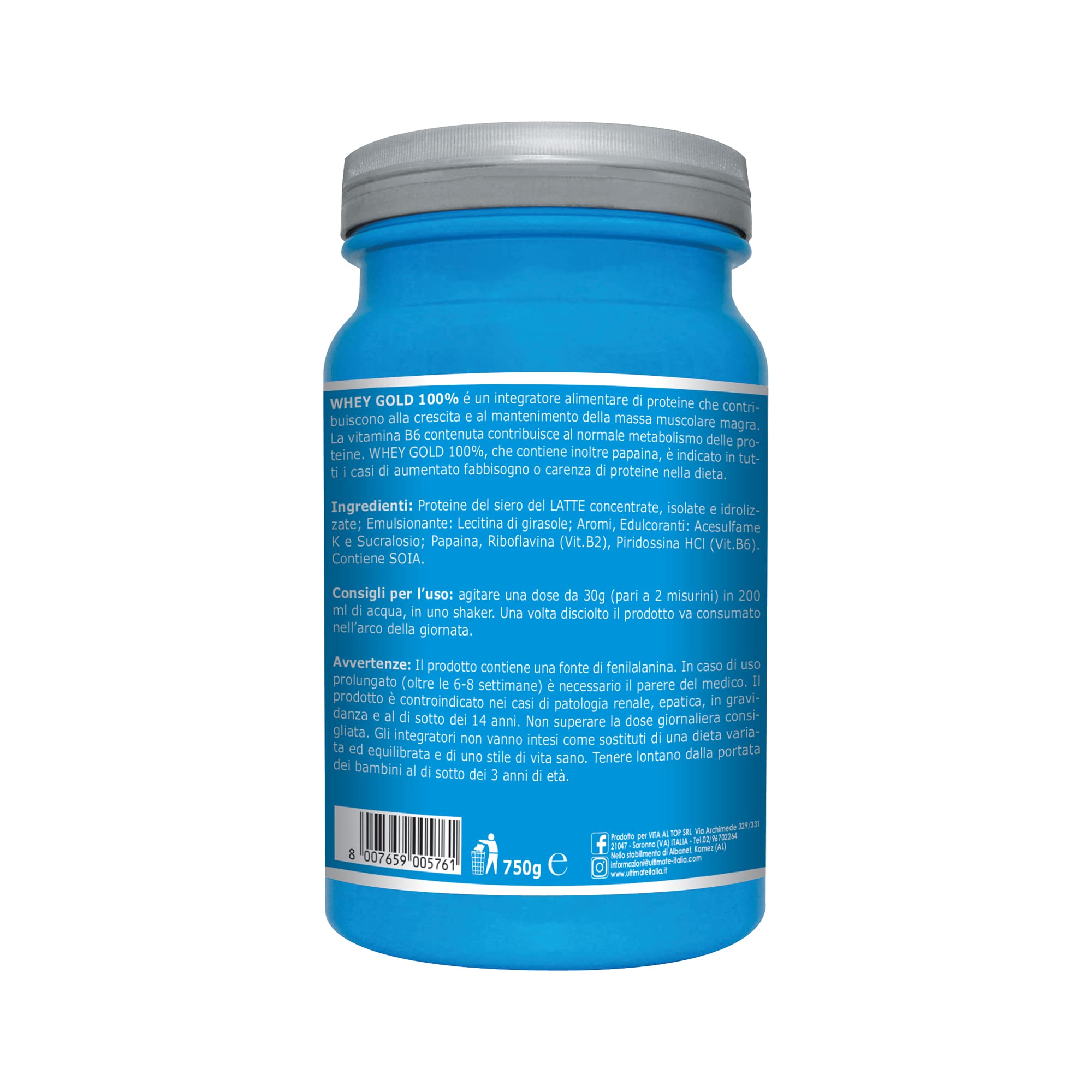 ultimate-italia-whey-gold-100-proteine-whey-gusto-banana-750g image 3