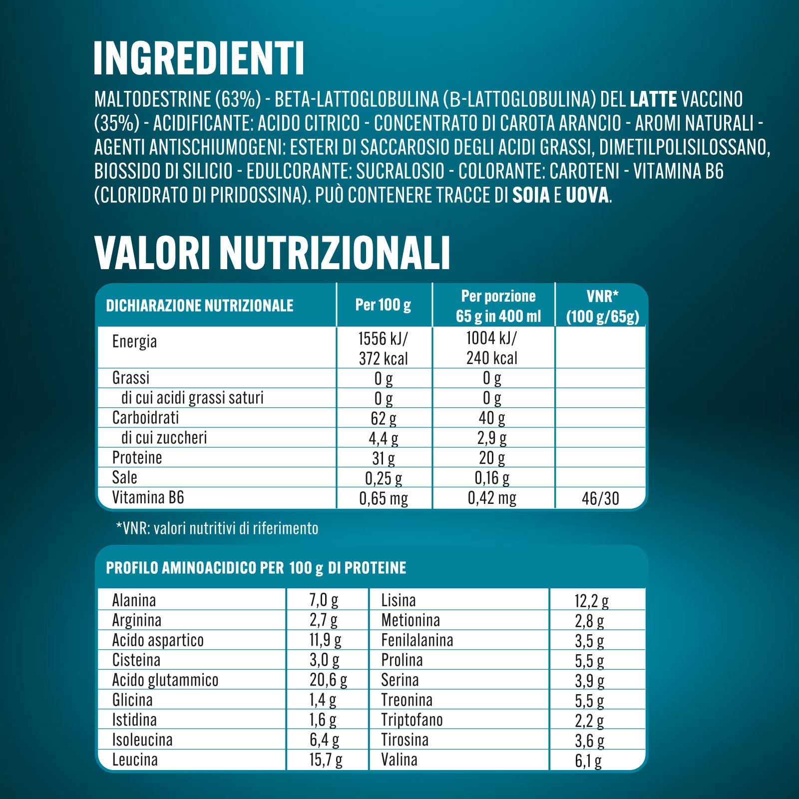 enervit-pure-pro-post-workout-arancia-maltodestrine-proteine-20g-buste-65g image 7