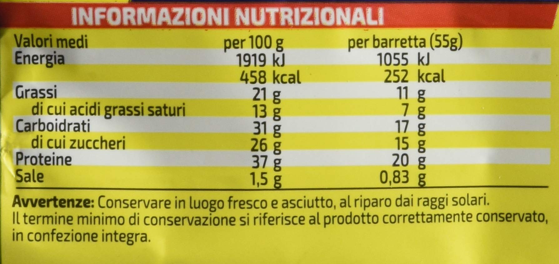 proaction-race-bar-gusto-cioccolato-fondente-caff-barrette-energetiche-20-x-50g- image 4