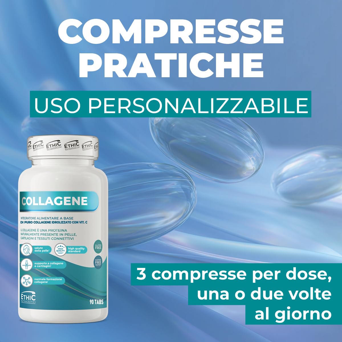 ethicsport-ethic-nutraceutici-collagene-con-vitamina-c-90-tabs-da-3000-mg image 4