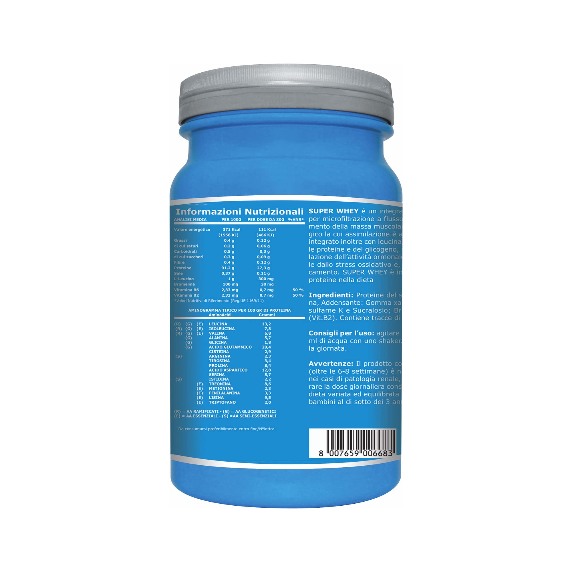 ultimate-italia-super-whey-proteine-isolate-700g-gusto-cioccolato-bianco image 3