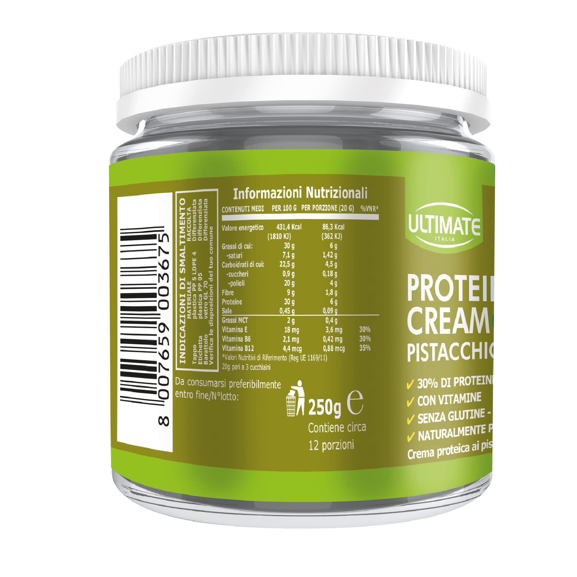 ultimate-italia-crema-proteica-30-spalmabile-vegana-250-g-gusto-pistacchio image 3