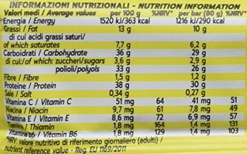 proaction-protein-bar-38-gusto-cocco-16-barrette-da-80g image 8
