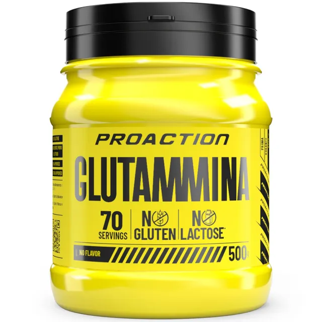 proaction-l-glutammina-100-pura-in-polvere-500g-70-porzioni image 1