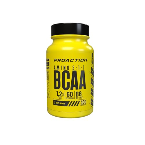proaction-bcaa-2-1-1-con-vitamina-b6-gusto-neutro-300-compresse-60-utilizzi image 5
