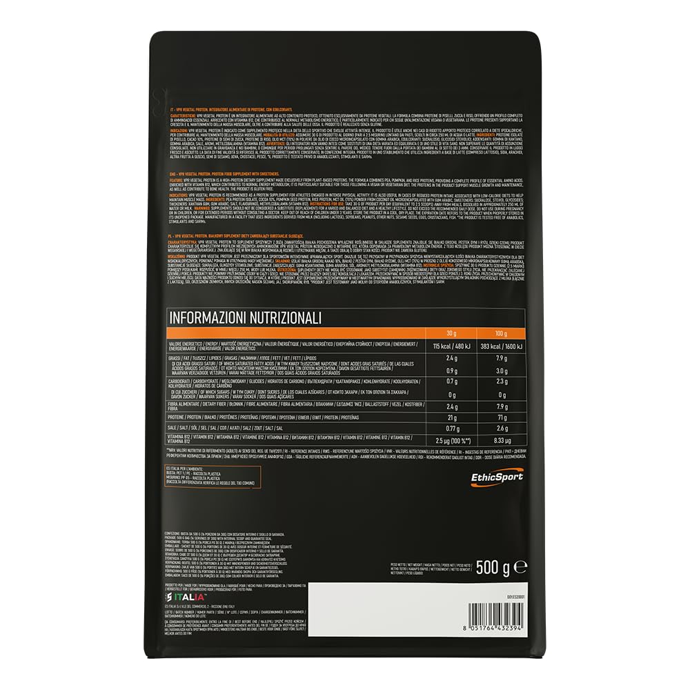 ethicsport-vpr-vegetal-protein-cacao-proteine-vegane-pisello-riso-zucca-b12-mct- image 2