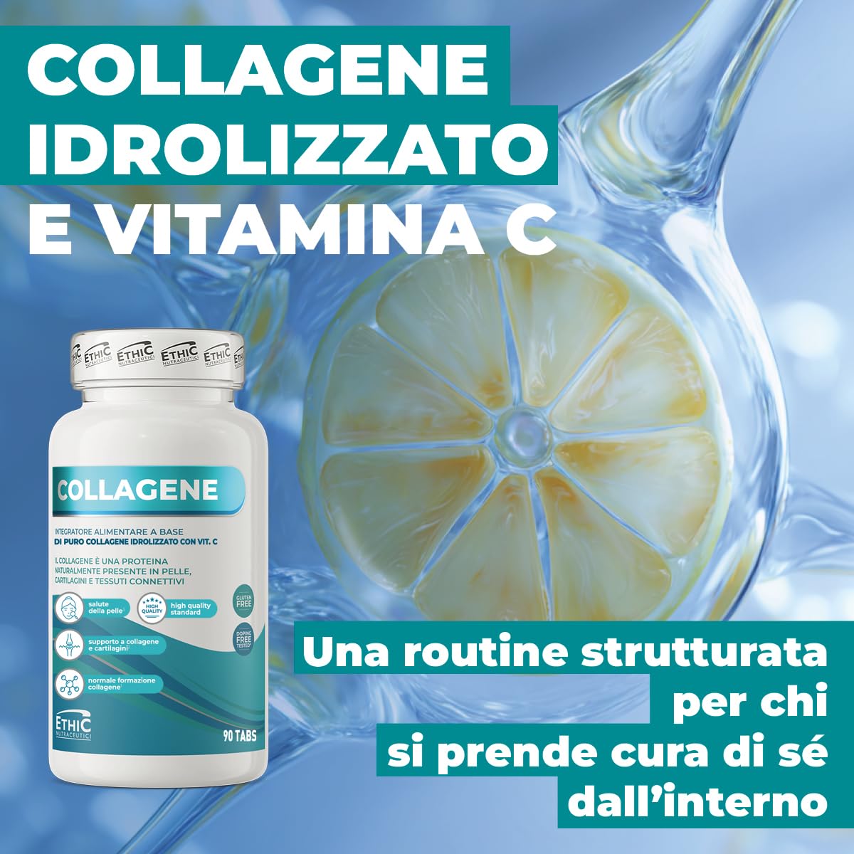 ethicsport-ethic-nutraceutici-collagene-con-vitamina-c-90-tabs-da-3000-mg image 2