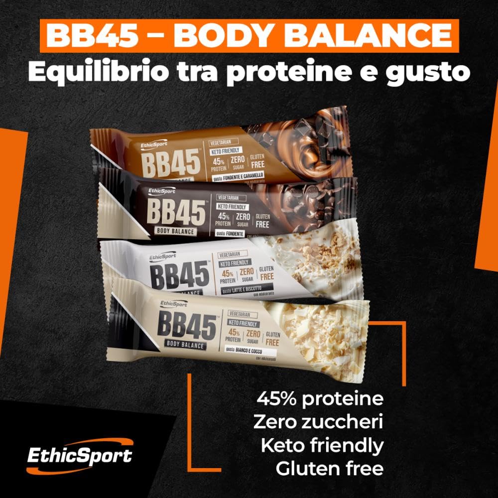 ethicsport-bb45-body-balance-fondente-barretta-proteica-45-18-x-35-g image 2