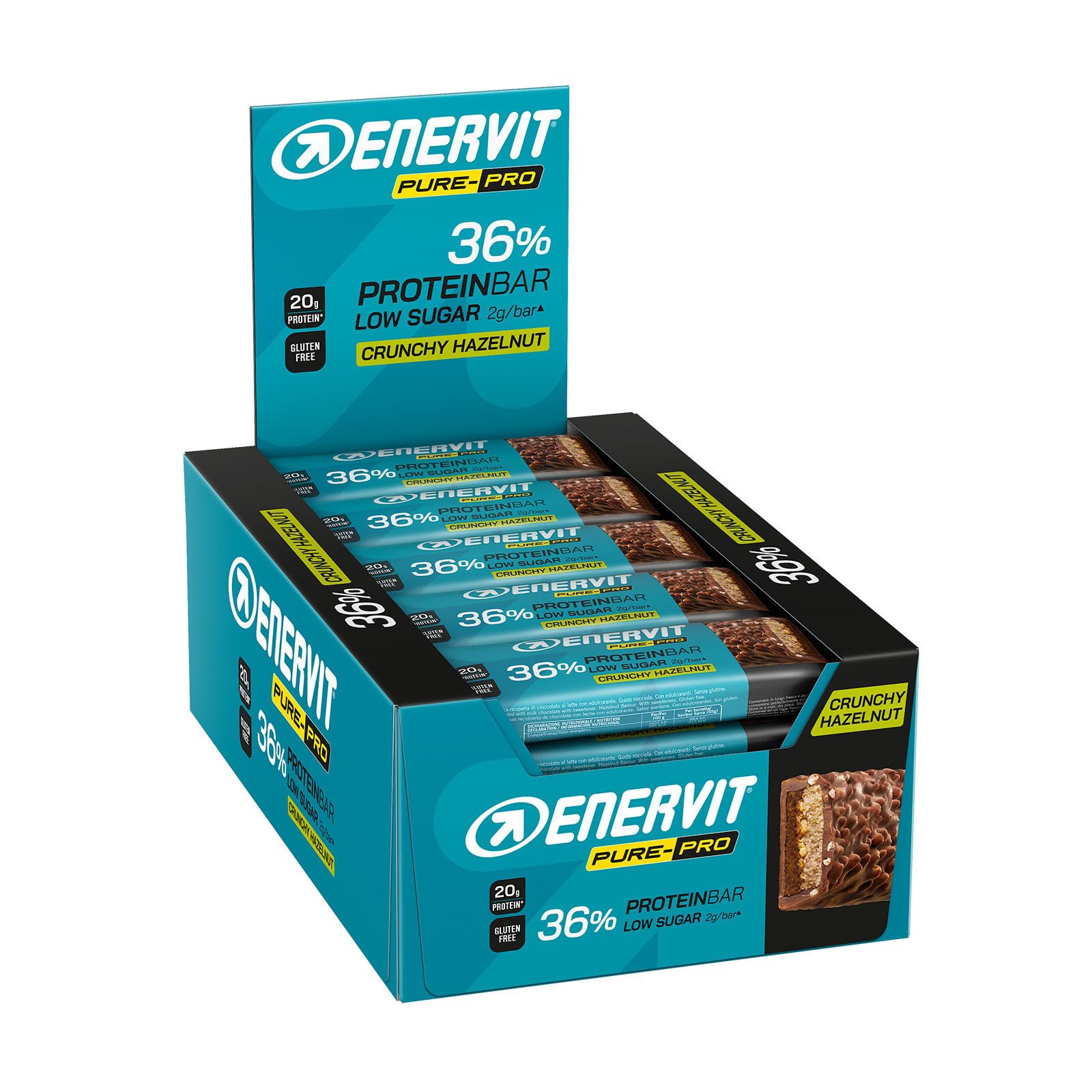 enervit-pure-pro-protein-bar-36-creamy-choco-25-x-55g-senza-glutine image 7
