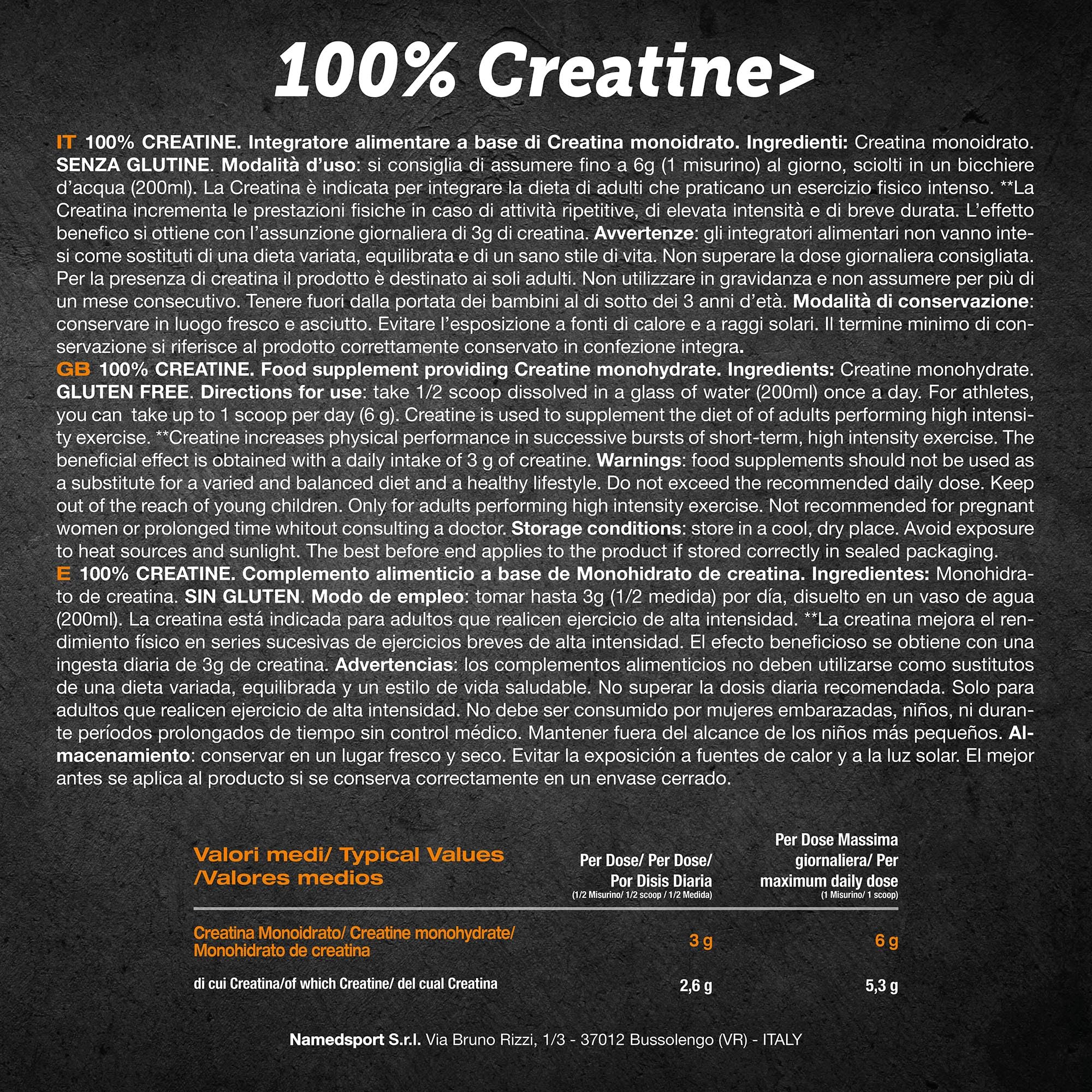 namedsport-superfood-creatina-monoidrato-pura-250-g-200-mesh image 4