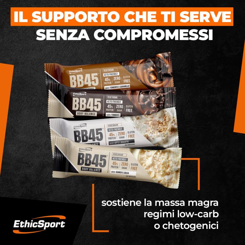 ethicsport-bb45-body-balance-fondente-barretta-proteica-45-18-x-35-g image 3