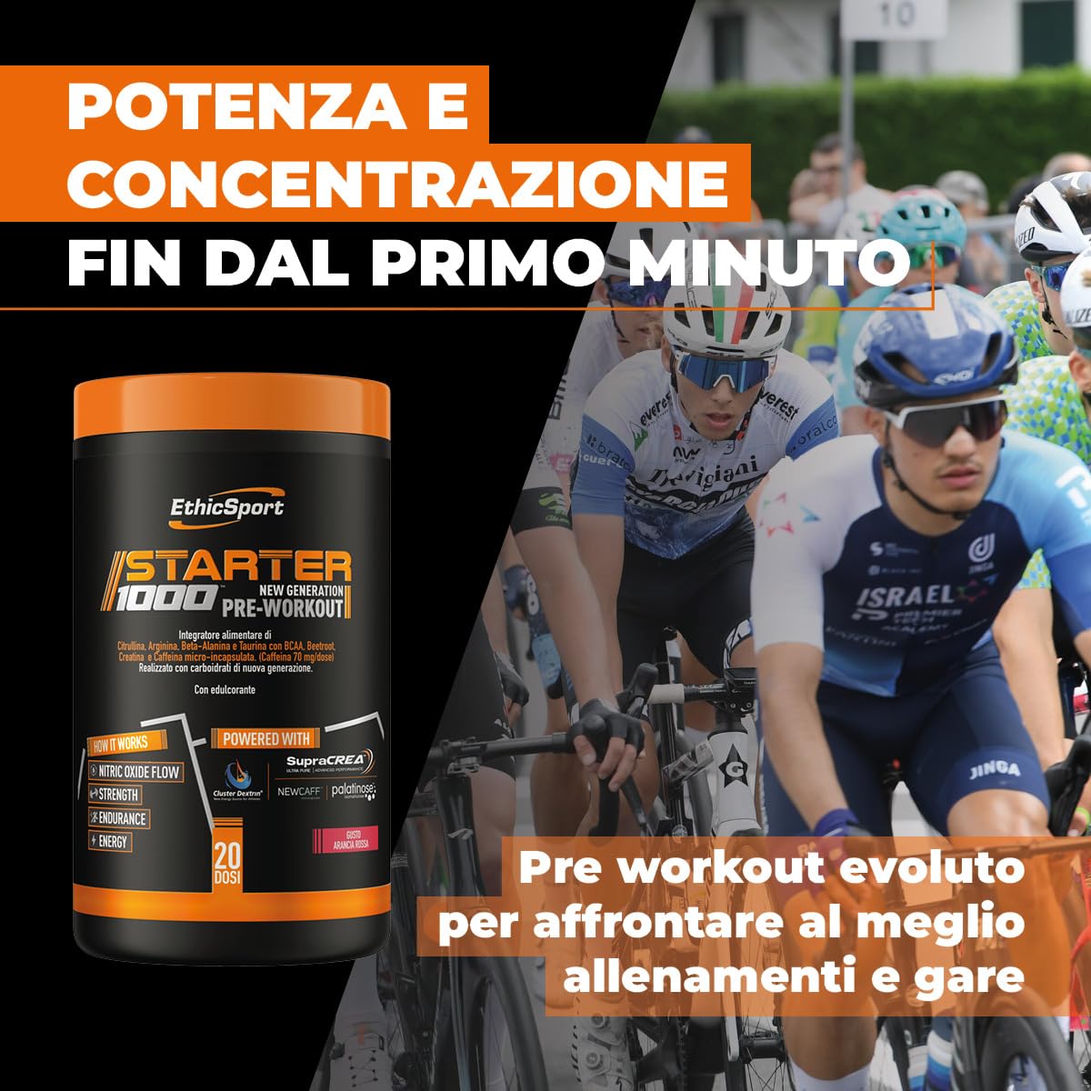 ethicsport-starter-1000-integratore-pre-workout-in-polvere-con-caffeina-creatina image 3