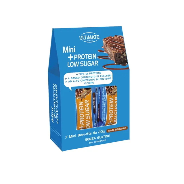 ultimate-italia-barretta-proteica-low-sugar-33-gusto-brownie-7x20g image 1