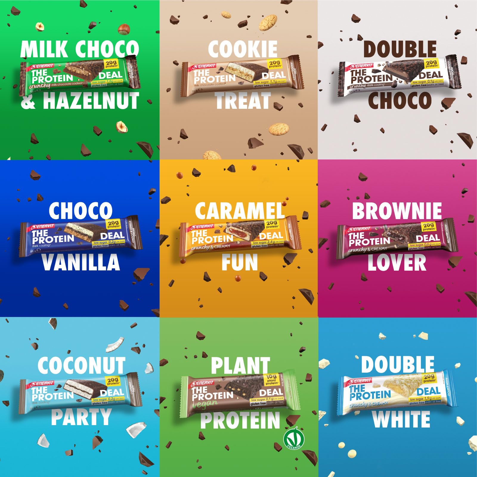 enervit-the-protein-deal-barrette-proteiche-12x55g-cocco-e-cioccolato-fondente image 5
