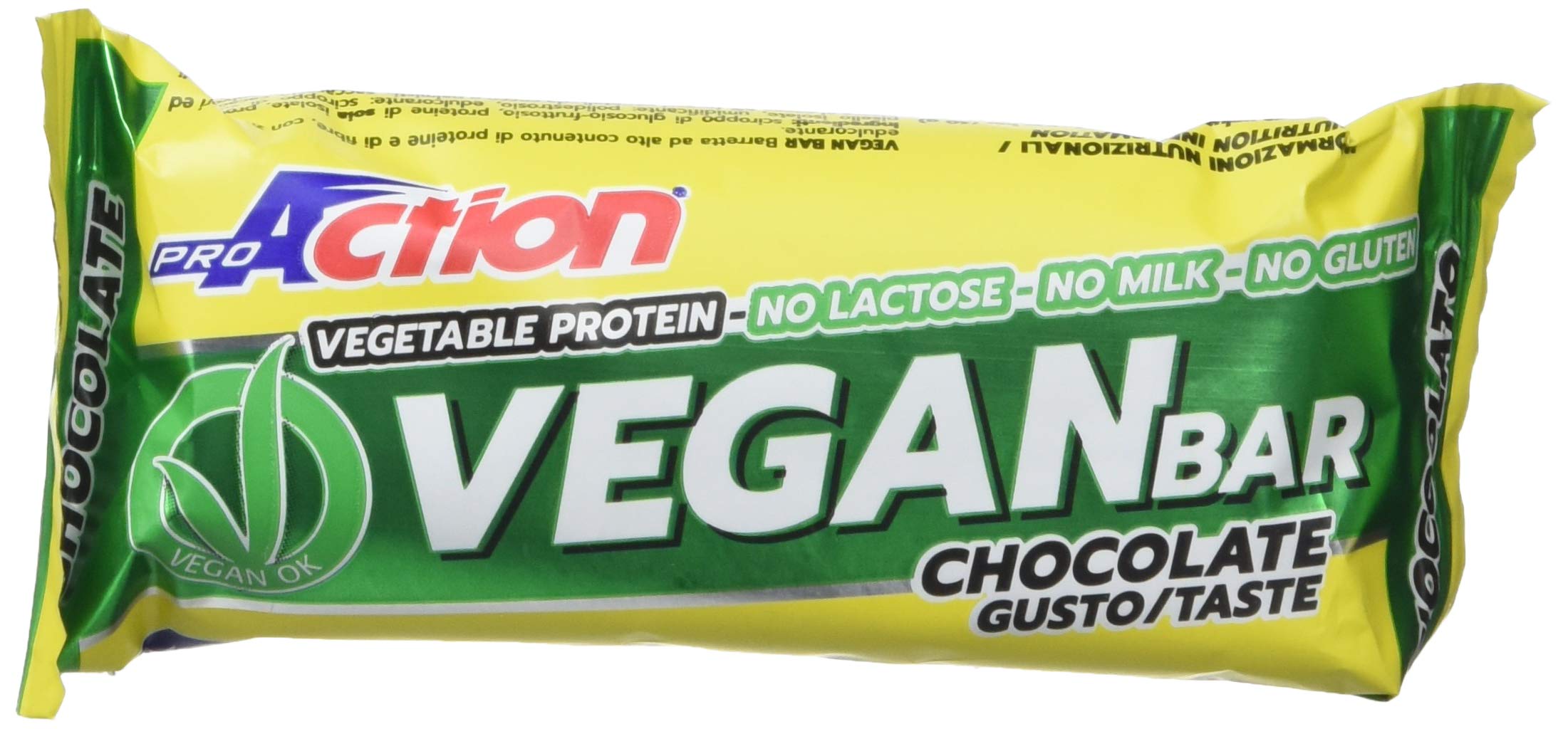 proaction-vegan-bar-barretta-energetica-vegana-cioccolato-confezione-da-20-x-40g image 1
