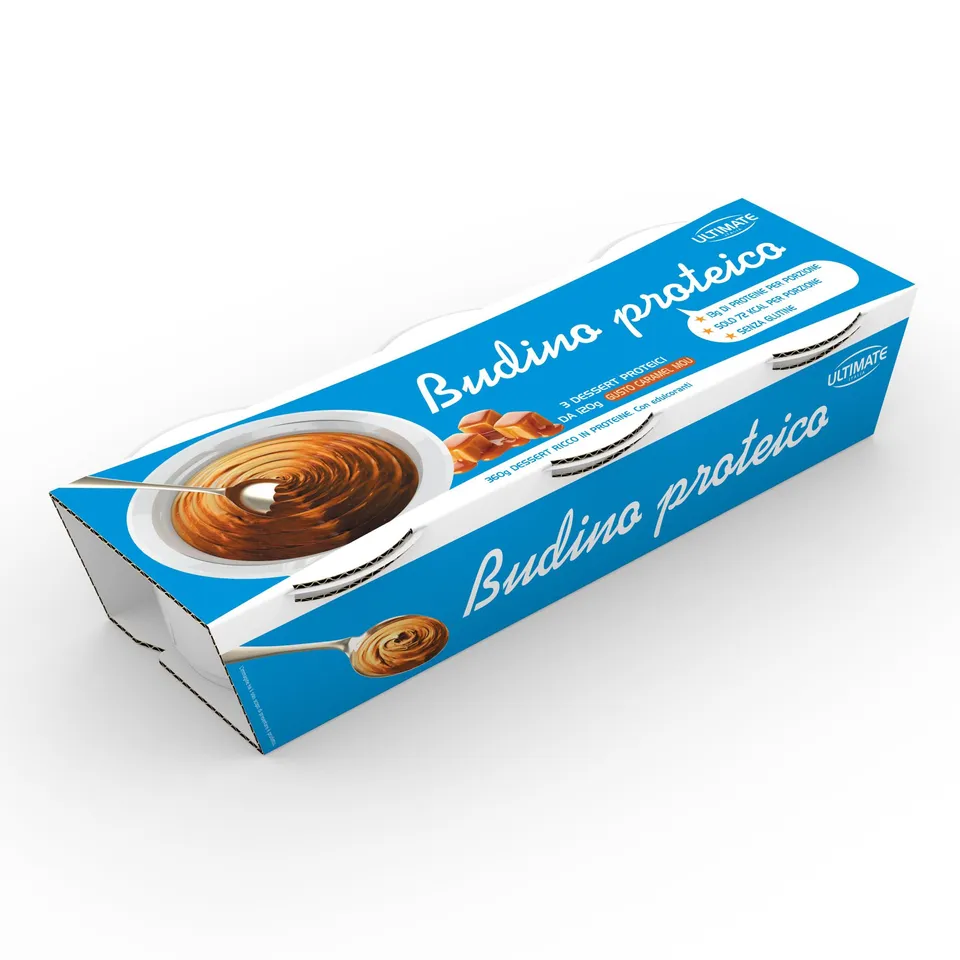 ultimate-italia-budino-proteico-caramel-mou-3-pezzi-da-120-g image 1
