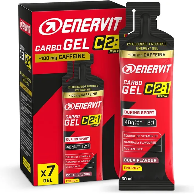 enervit-carbo-gel-c2-1pro-caffeina-gusto-cola-7-x-60-ml image 1