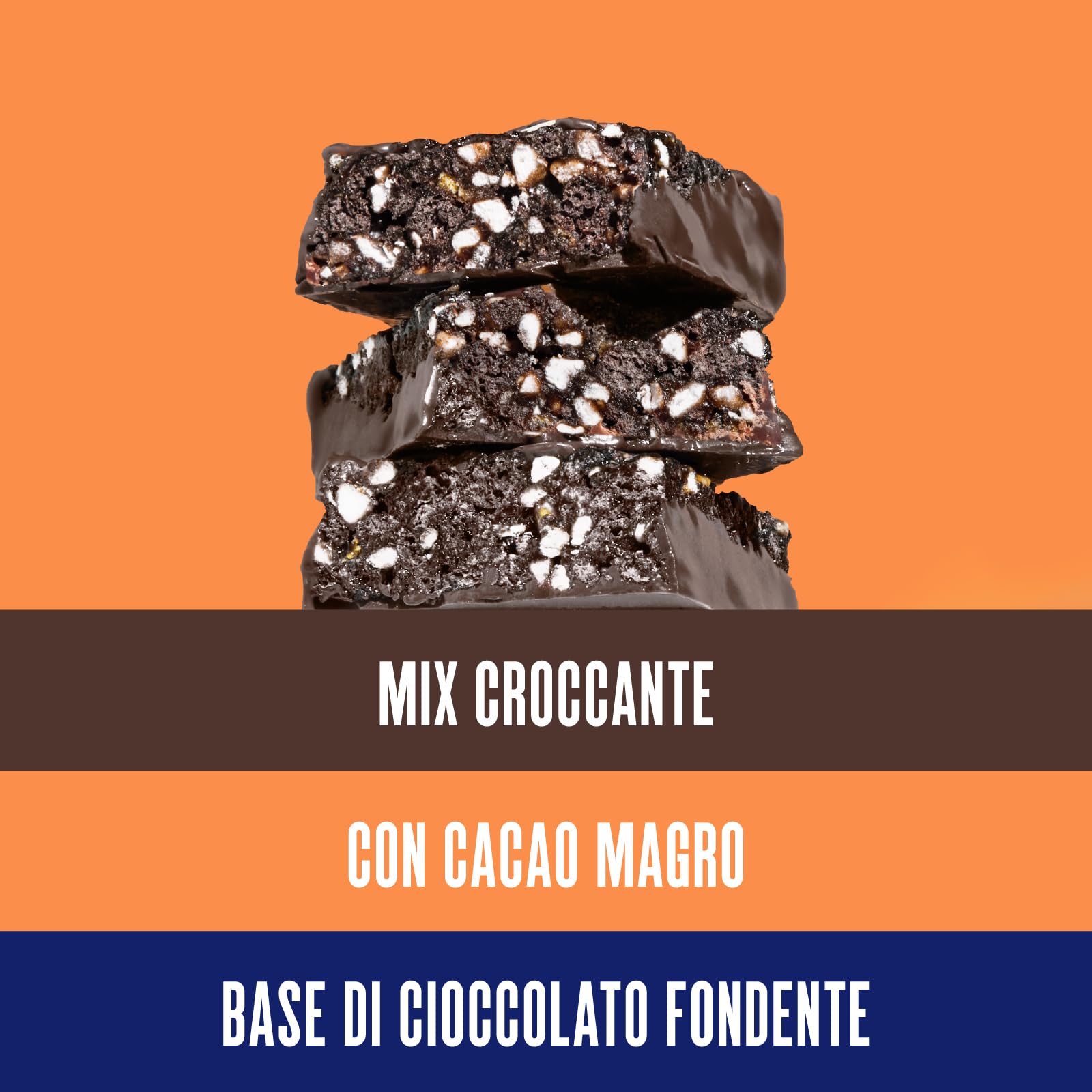 enervit-protein-pasto-crunchy-dark-barretta-sostitutiva-pasto-cioccolato-fondent image 3