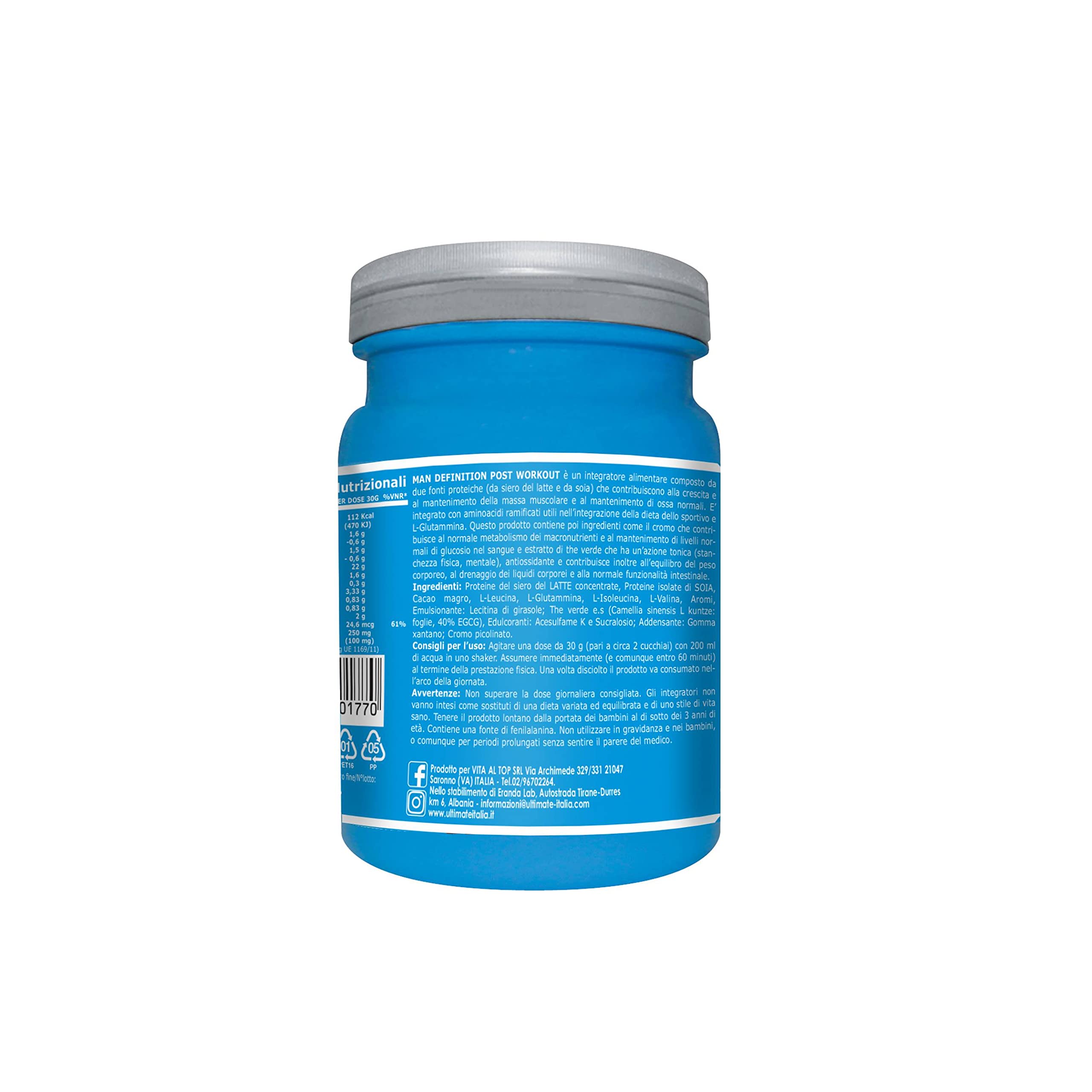 ultimate-italia-man-definition-post-workout-proteico-gusto-cacao-300-g image 2