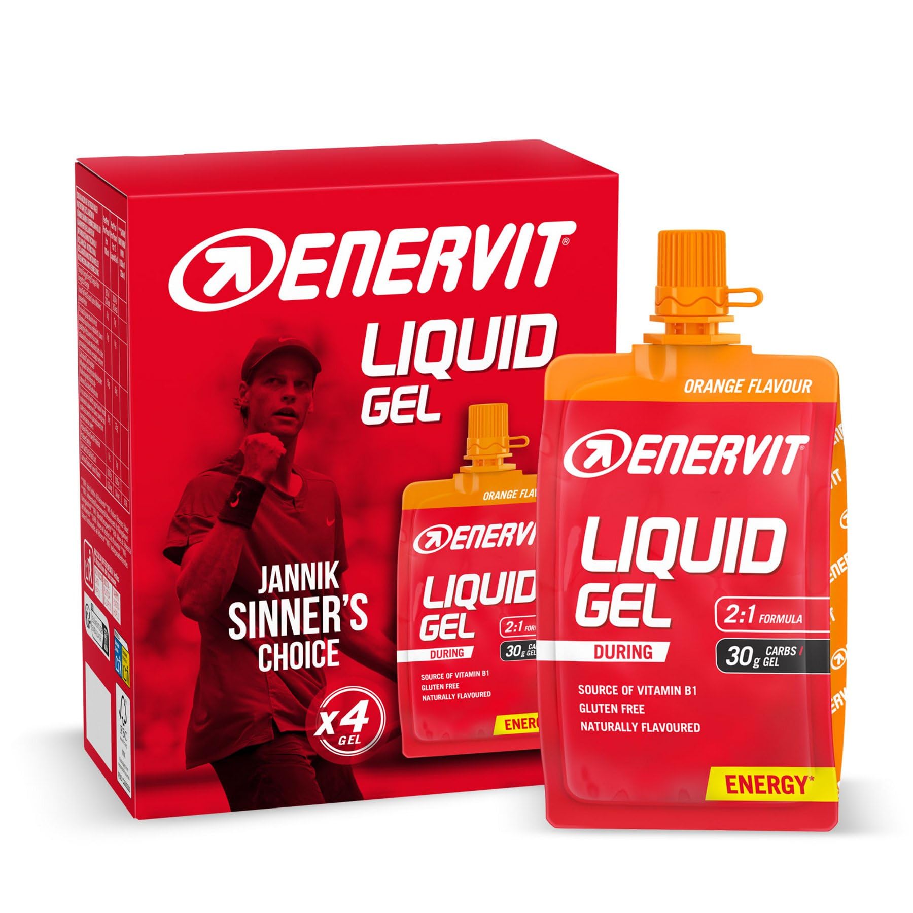 enervit-liquid-gel-arancia-gel-energetico-30g-carboidrati-4-pack-da-60-ml image 1