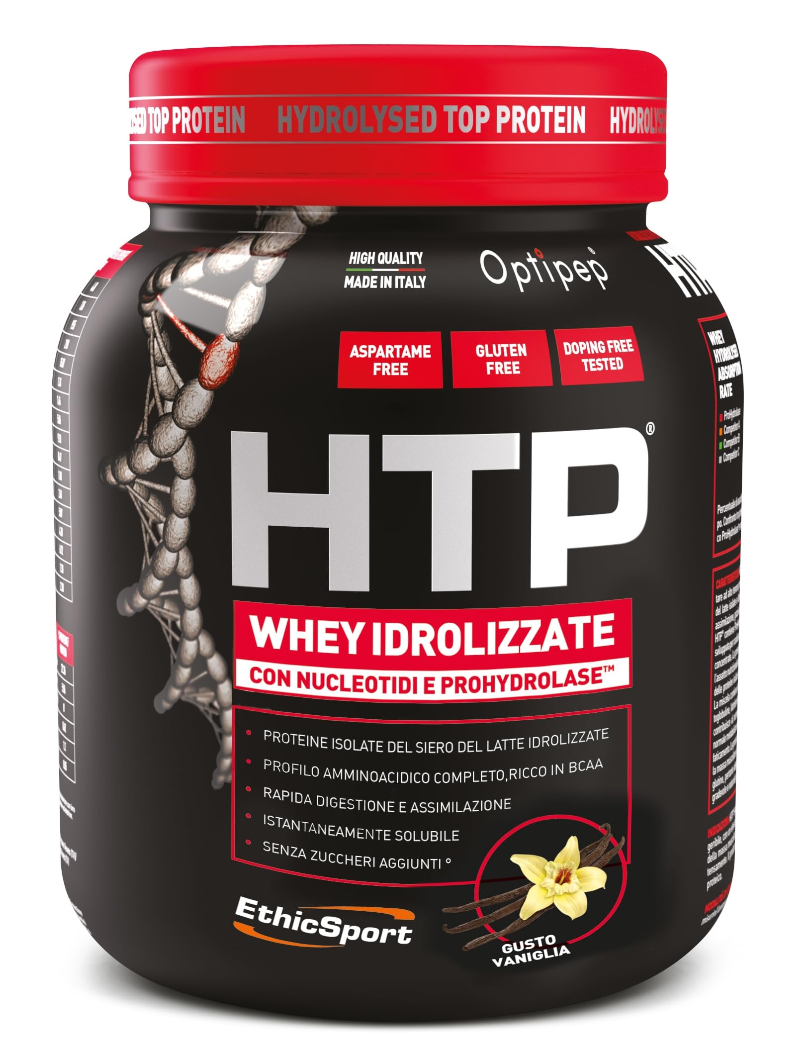 ethicsport-htp-proteine-whey-isolate-e-idrolizzate-optipep-750-g-vaniglia image 1
