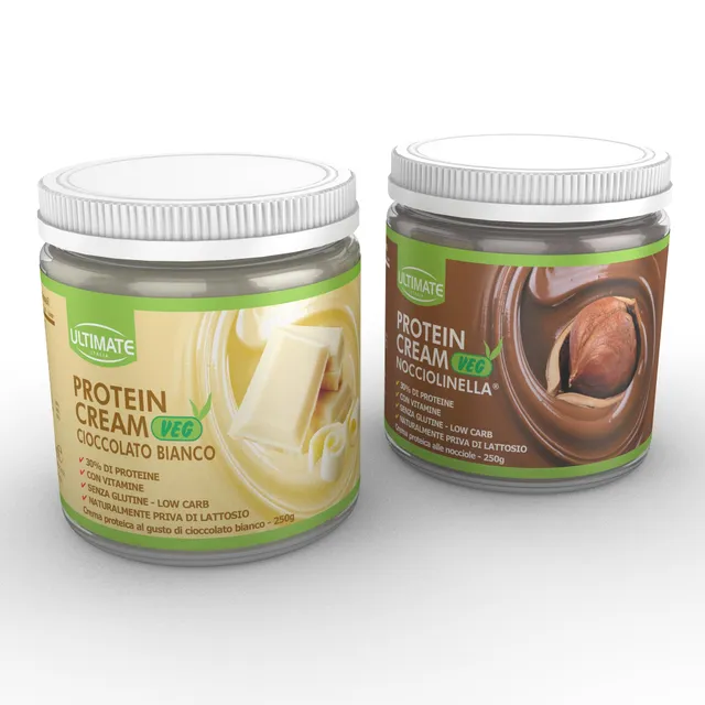 ultimate-italia-protein-cream-mix-veg-cioccolato-bianco-nocciolinella-2x250-g-se image 1
