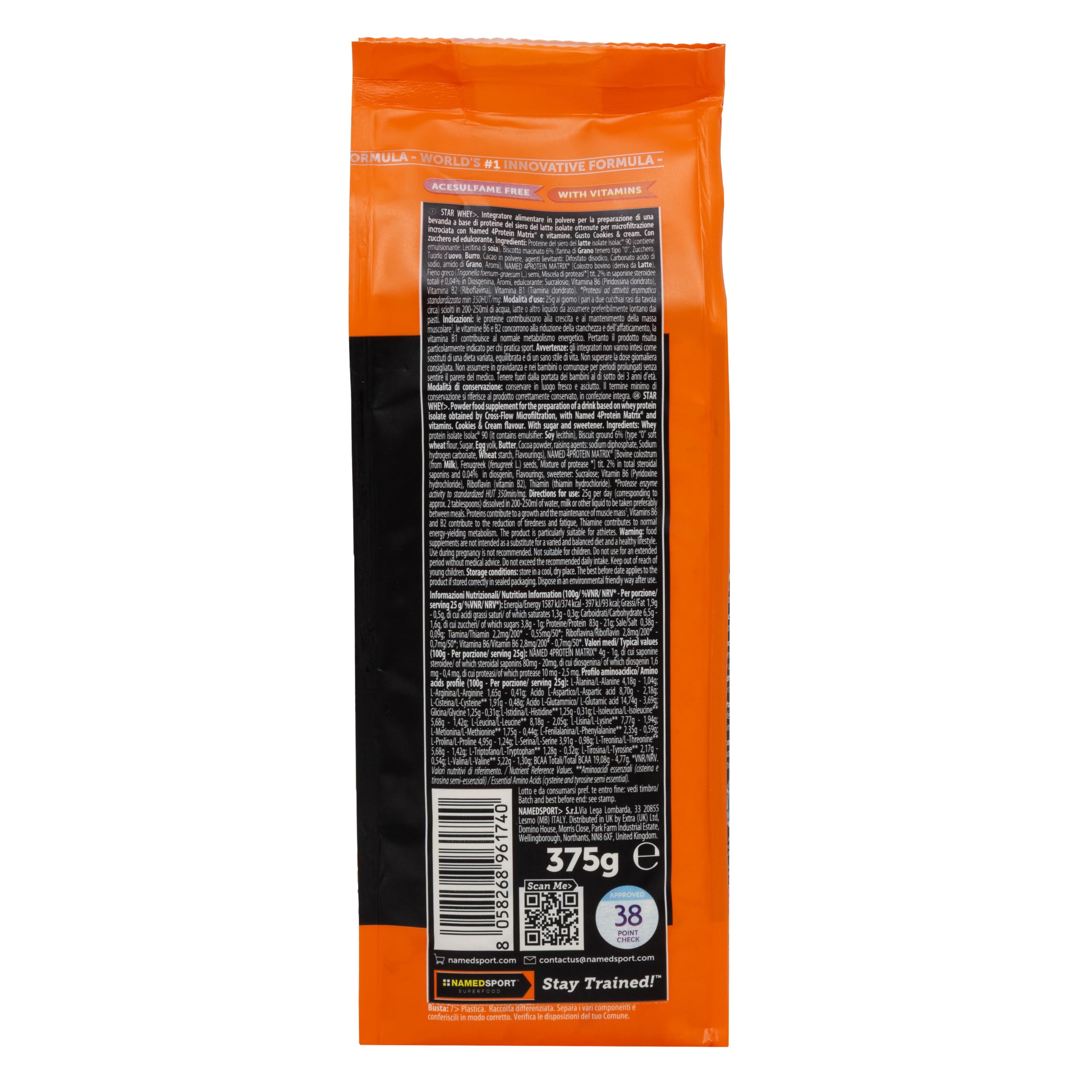 namedsport-star-whey-isolate-proteine-isolate-375-g-gusto-cookies-cream image 4