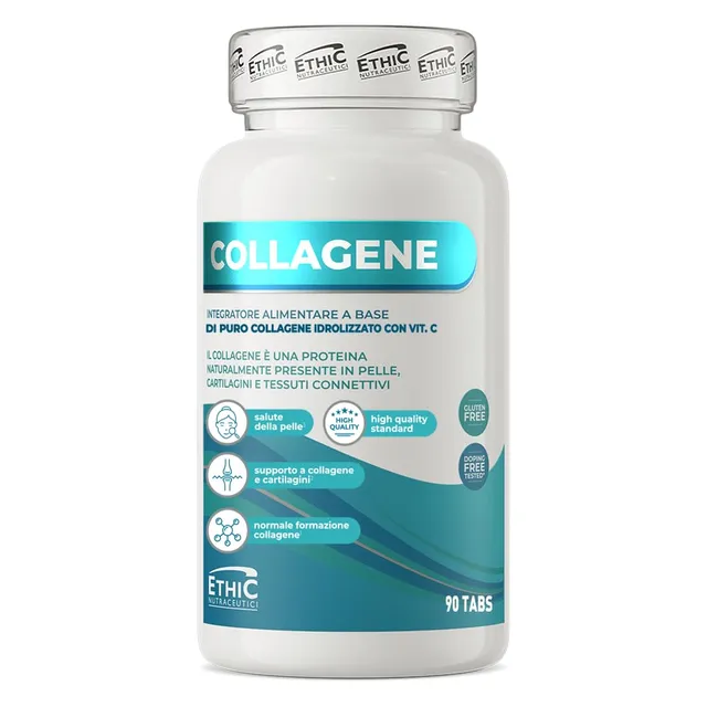 ethicsport-ethic-nutraceutici-collagene-con-vitamina-c-90-tabs-da-3000-mg image 1