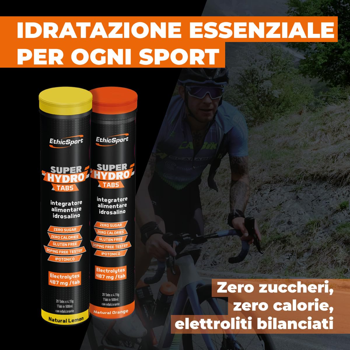 ethicsport-super-hydro-tabs-elettroliti-zero-zuccheri-20-compresse-limone image 2