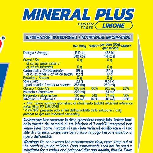 proaction-mineral-plus-isotonic-limone-integratore-sali-minerali-isotonico-450g image 6