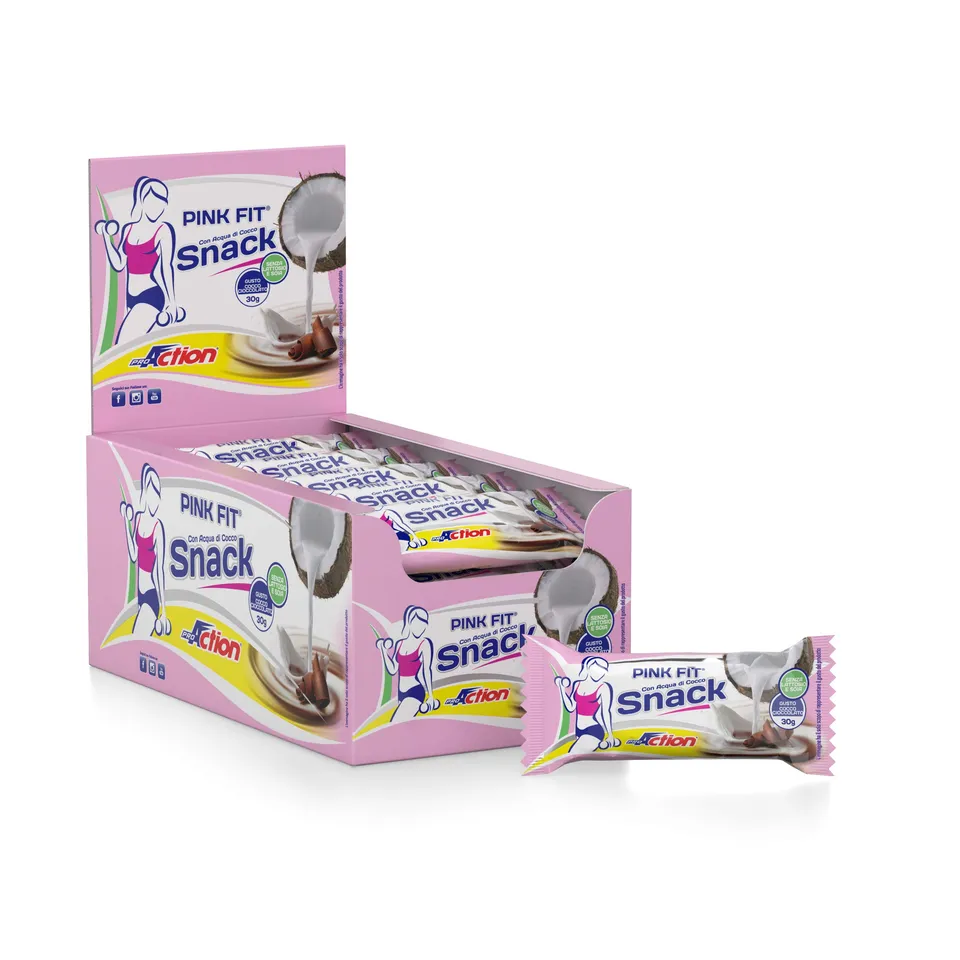 proaction-pink-fit-snack-barretta-ciocco-cocco-25-x-30-g image 1