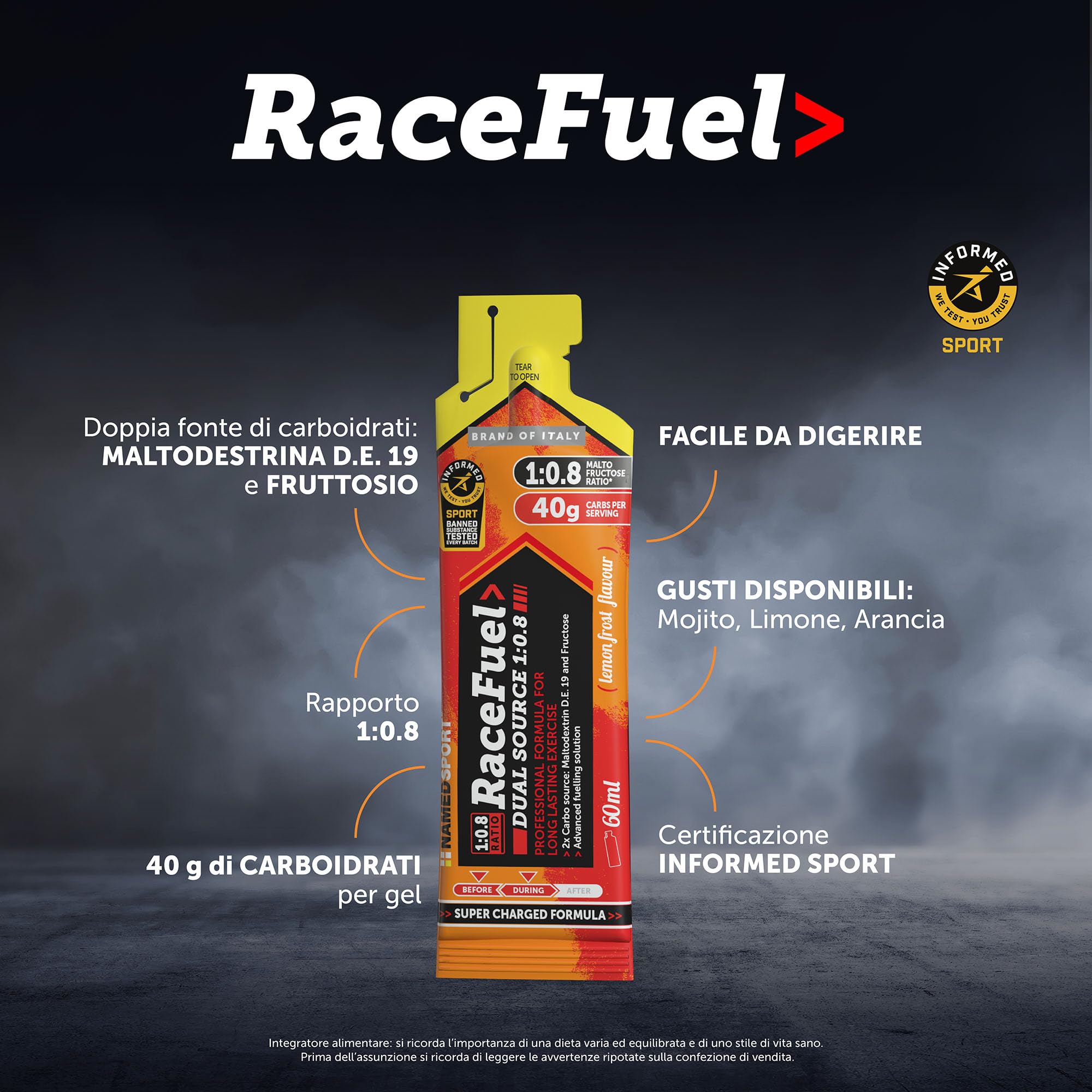 namedsport-race-fuel-gel-limone-gel-energetico-24x60-ml image 3