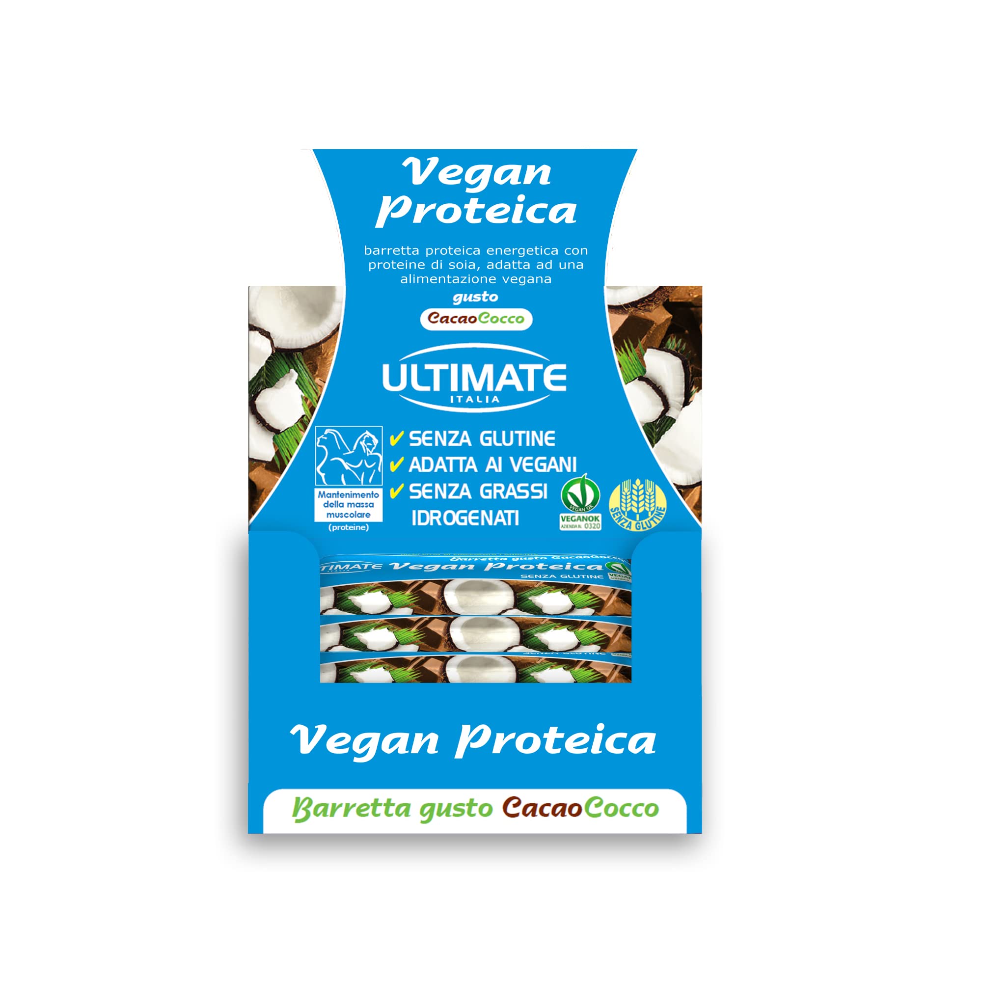 ultimate-italia-barretta-vegan-proteica-27-cioccolato-fondente-24x40-g-senza-glu image 8
