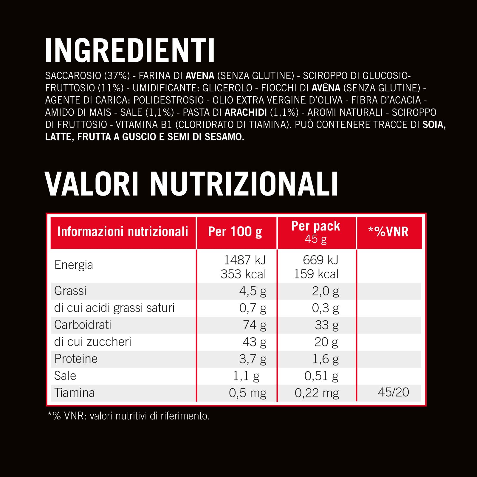 enervit-carbo-bar-c2-1pro-salty-peanut-butter-30g-carboidrati-12-x-45g-vegan-sen image 7