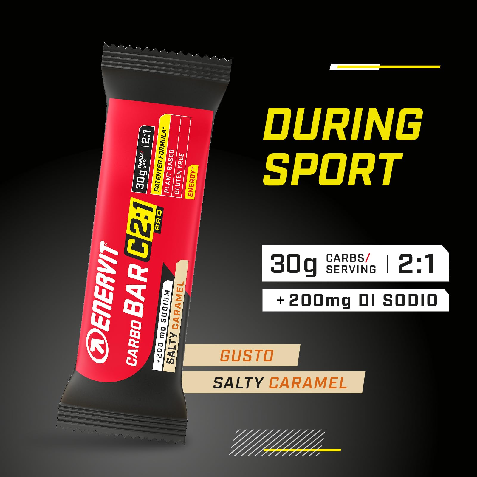 enervit-carbo-bar-c2-1pro-salty-caramel-barrette-energetiche-30-x-45g-vegan-glut image 3