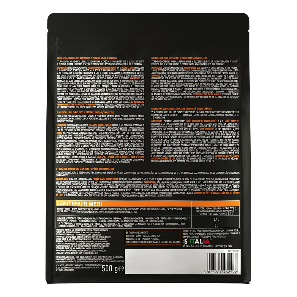 ethicsport-supracrea-creatina-monoidrato-pura-in-polvere-500-g-vegan image 2